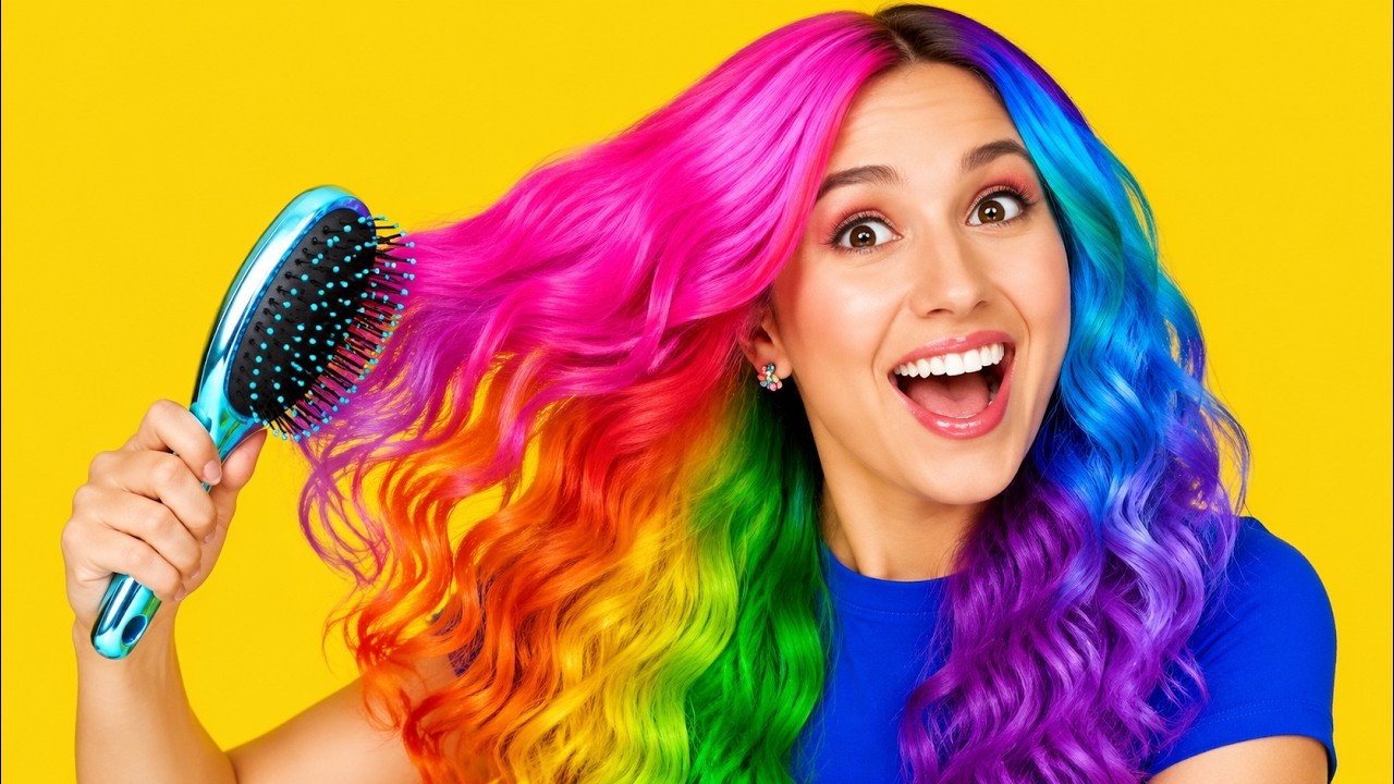 FANTASTIC BEAUTY HACKS AND MAKEUP TRENDS || From Nerd to Popular | Cool Hair Dyeing Tips by 123 GO!