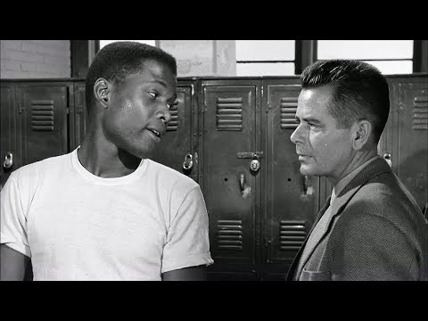 BLACKBOARD JUNGLE (1955) Clip - Sidney Poitier, Glenn Ford, & Paul Mazursky