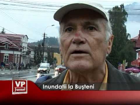 Inundații la Bușteni