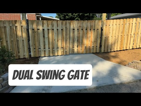 CO - Z Dual Swing Automatic Gate Opener Unboxing & Install review 1,100 lb model