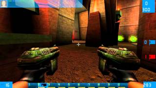 Unreal Tournament 99 with Excessive Overkill and ultra textures.