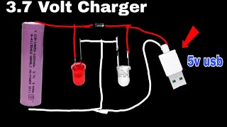 18650 Lithium battery charging system USB DIY Project