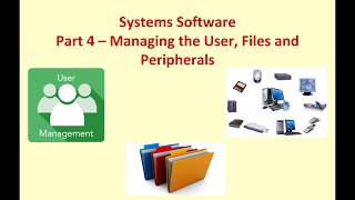GCSE Systems Software 4 - Managing the User, Files & Peripherals
