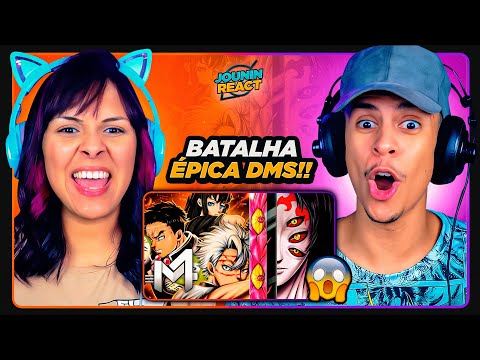 Hashiras x Kokushibou (Kimetsu no Yaiba) - Castelo Infinito | M4rkim | [React em Casal] 🔥
