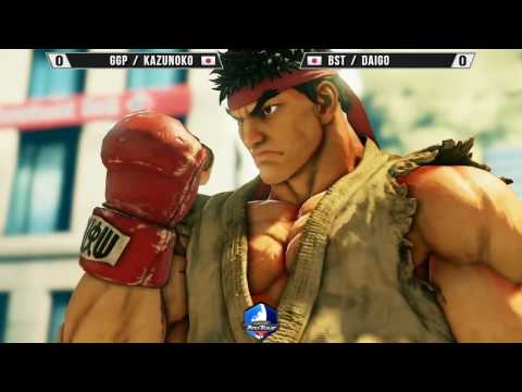 SF5 Well Played Cup 2016 - Daigo Umehara /Ryu/ vs Kazunoko /Cammy/ HD720p