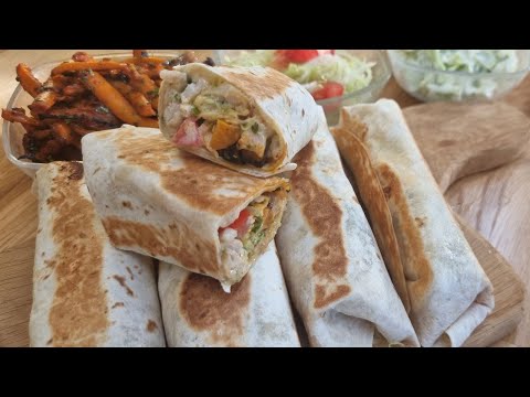 5 Sterne Wrap, Soo leckerer Hähnchen-Käse-Wrap, könnte ich jeden Tag essen, einfach und lecker