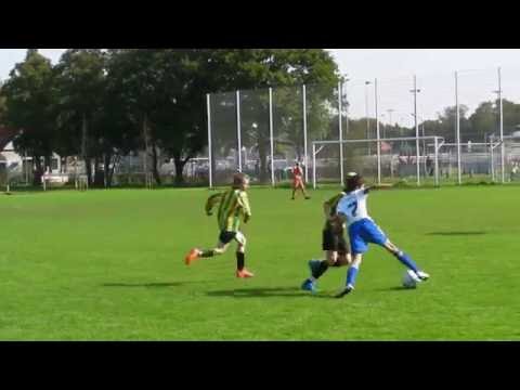 GR.Wll VAC JO13-3  -  DWO JO13-2  eerste helft   24-09-2016