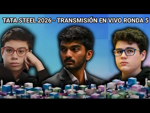 !🔥TATA STEEL 2026 - TRANSMISIÓN EN VIVO RONDA 5🔥! / LICHESS.ORG