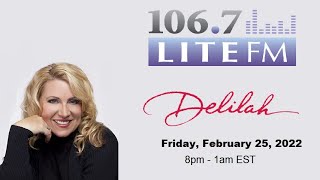 WLTW-FM (106.7) - The Delilah Show (Stories, Calls, Airchecks, etc.) - 2/25/2022