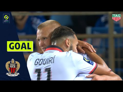 Goal Kasper DOLBERG 59 - OGC NICE / RC STRASBOURG ALSACE - OGC NICE 0-2 2020/2021