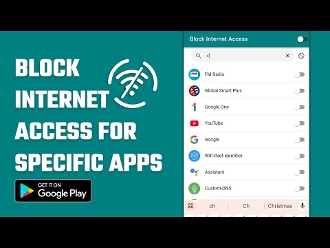 NoNet: Block Internet for Apps
