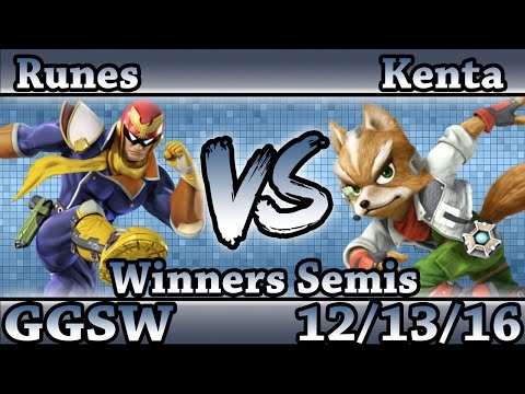 GGSW 11 - Runes (C. Falcon) Vs. RZB|Kenta (Fox) Smash Wii U Winners Semis - Smash 4
