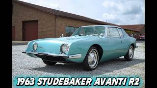 1963 Studebaker Avanti R2 4-Speed Cold Start Video