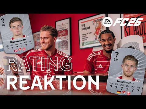 RATINGS | F95 pros guess your EAFC 26 ratings 🎮 ⚽️ | Fortuna Düsseldorf