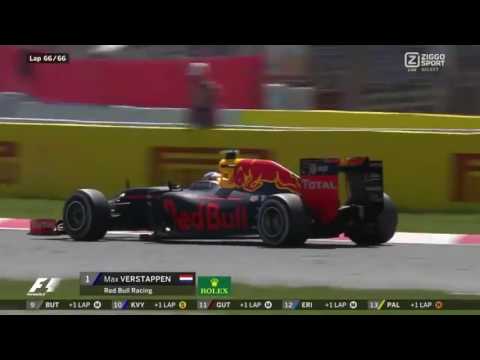 MAX VERSTAPPEN WINT DE 1E GP VAN SPANJE 2016 (DUTCH COMMENTARY) #LEGEND