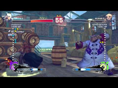 SSF4 - chobixinco (Rufus) vs. KEIKE DESORA (Gouken)