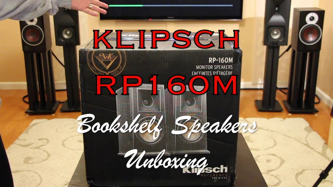 video Loa bookshelf Klipsch RP-160M chính hãng 0