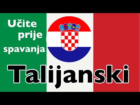 Učite prije spavanja - Talijanski (izvorni govornik)  - s glazbom