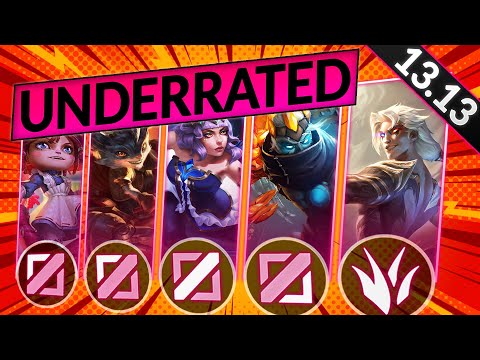 10 SECRETLY OVERPOWERED Champions of ALL ROLES for PATCH 13.13 - LoL Tier List Guide