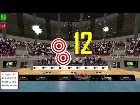 Sports Simulator - Kick Volleyball - Targets Flying