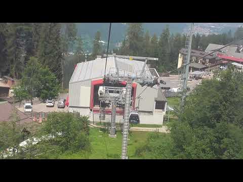 Discesa integrale cabinovia Agamatic "Folgarida" - Folgarida (TN)