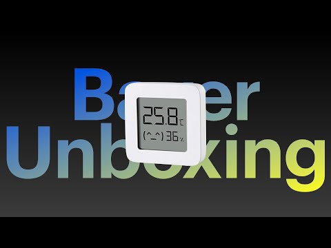 Xiaomi Mi Temperatur und Feuchtigkeitsmonitor 2 Unboxing