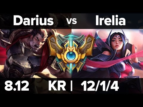 08. Faker - Darius vs Irelia Mid - KR Challenger Patch 8.12