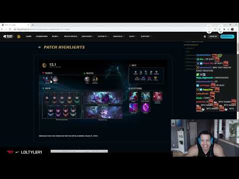 Tyler1 first impressions of patch 12.1