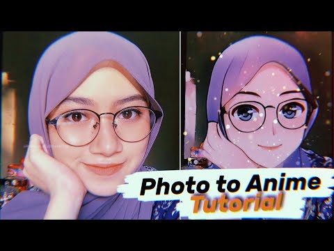 How To Make Normal Photo Into Anime Version | Editing...