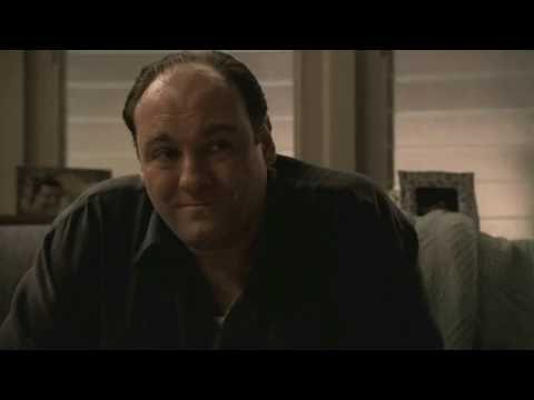 Tony Watching The Show About The Mafia - The Sopranos HD