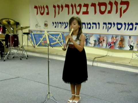 Kineret at her first concert