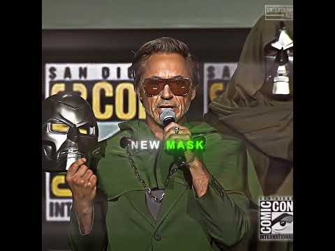 RDJ is BACK! - RDJ Edit ("Victor Von Doom x Ironman") Edit | Lady Gaga - Bloody Mary#shorts #marvel