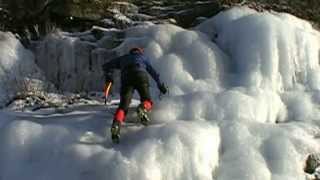 preview picture of video 'Ice Climbing Near Scranton Pa 1-24-2014'