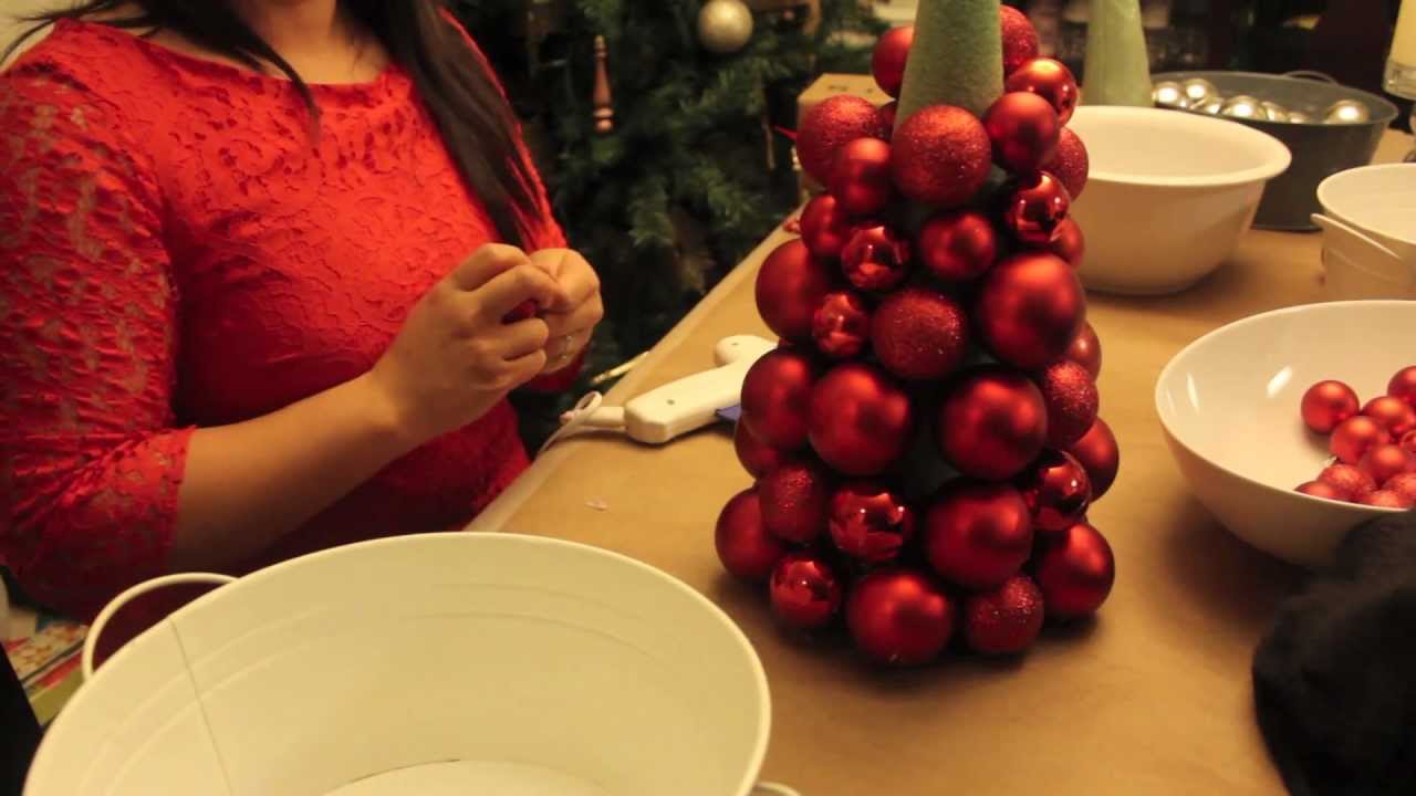 How To Make a Christmas Ornament Ball Tree