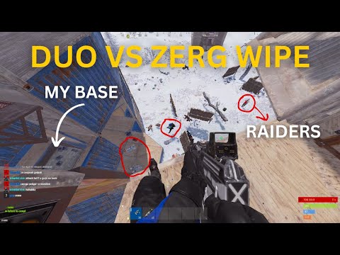 this is why i build in the snow... (2v12+ raid defense)