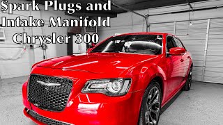 Intake Manifold Removal and Spark plugs Replacement Chrysler 300