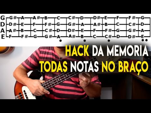 🚀 Método Fácil Para Memorizar Todas as Notas no Braço do Baixo!