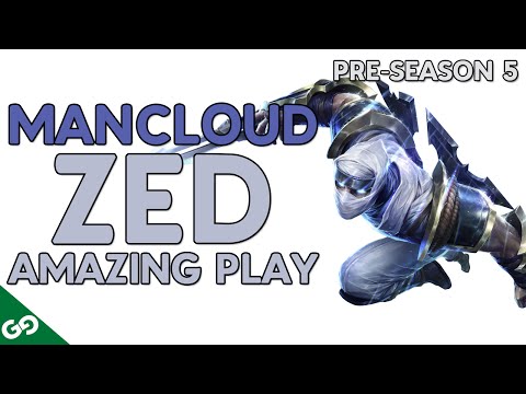 Mancloud Zed Amazing Play - Pre-Season 5 NA Solo Queue