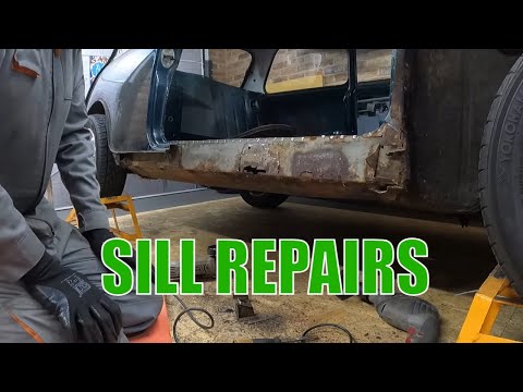 Sill Repairs - Classic Mini Workshop - Project Racing Green Pt.12