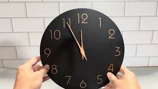 Mosewa Silent Non-Ticking Wall Clocks