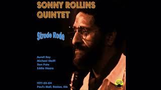 Sonny Rollins Quintet - Strode Rode (1977-03-04, Paul&#39;s Mall, Boston, MA)