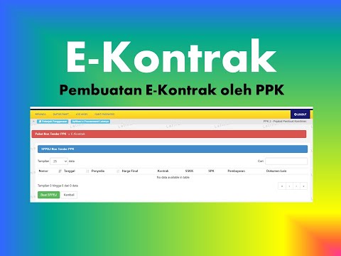 , title : 'E-KONTRAK, Pembuatan e-Kontrak oleh PPK'
