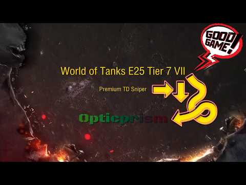 World of Tanks E25 Tier 7 VII Premium TD Sniper WoT