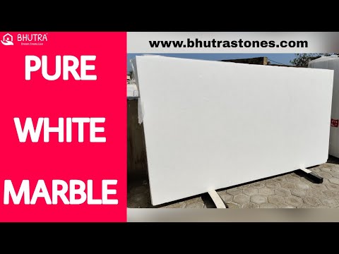Banswara white marble for flooring, kitchen top, thickness: ...