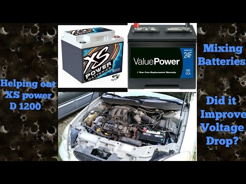 Combining XS Power D1200 and a wet cell battery.