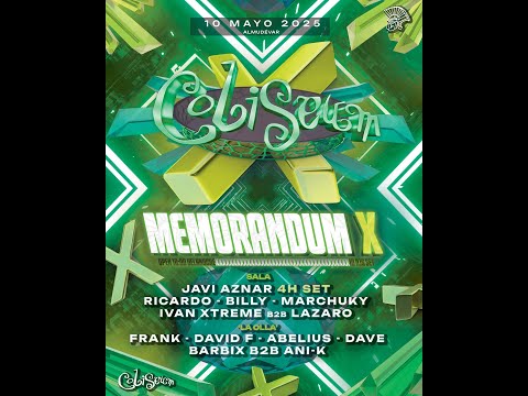 COLISEUM Live! Memorandum X (10-05-2025) Abelius