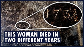 Why does this gravestone say 173½? | DUAL-DATED HEADSTONES