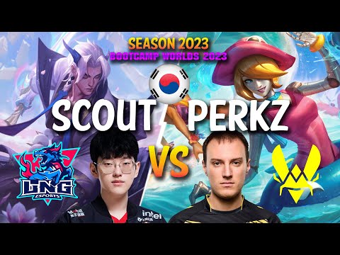 LNG Scout vs VIT Perkz - Scout YONE vs Perkz ORIANNA Mid - Patch 13.19 KR Ranked