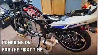 8kW QS Motor - First Power ON - Will the Electric Motor Spin?