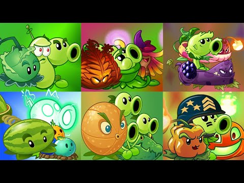Every 6 Random Team With PEA Plants - Which Team Will Win? - PvZ 2 Team Plants vs Team Plants